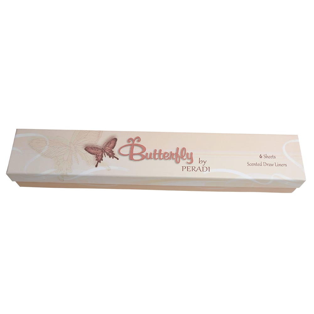 Peradi Butterfly Fragrance Scented Draw/Shelf Liner 6 Sheets