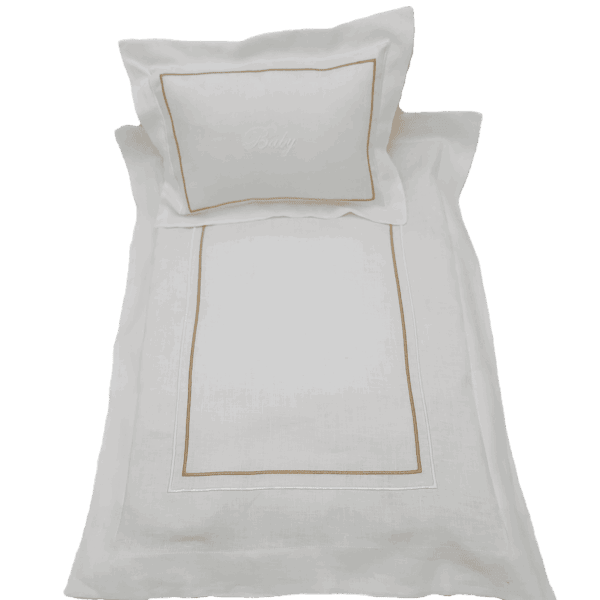 Baby English Pillow Sham and Blanket Set