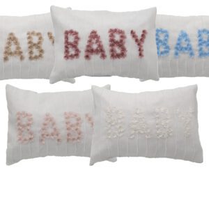 Baby Pillow with Fluffy Embroidery