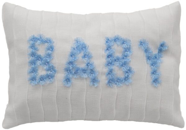 Baby Pillow with Fluffy Embroidery - Image 6