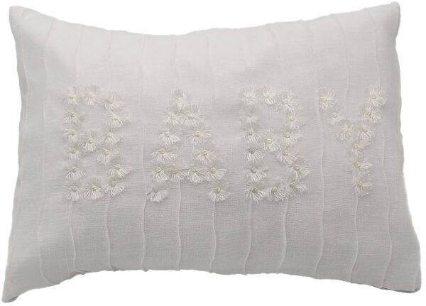 Baby Pillow with Fluffy Embroidery - Image 5