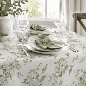Dover Green Tablecloth