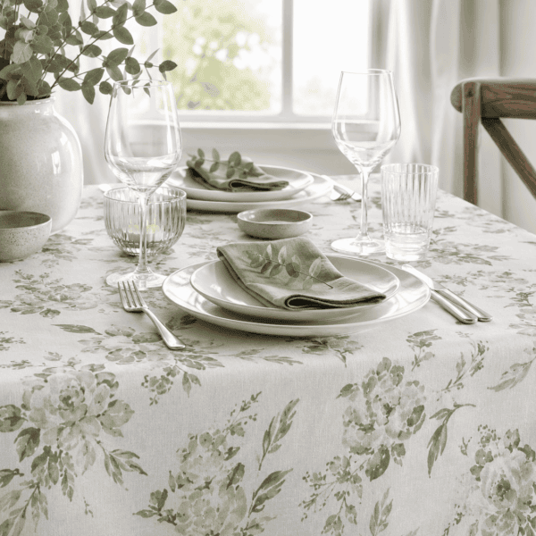 Dover Green Tablecloth